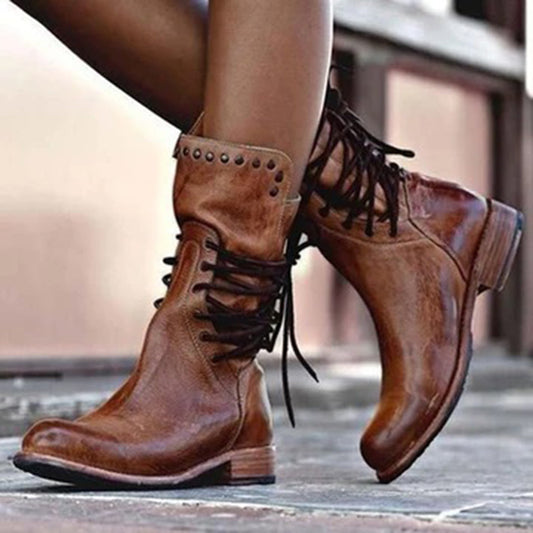 Hera - Kuschelige Schnürstiefel für Frauen