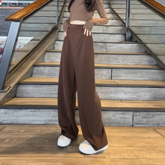 Trendige asymmetrische Hose für Damen