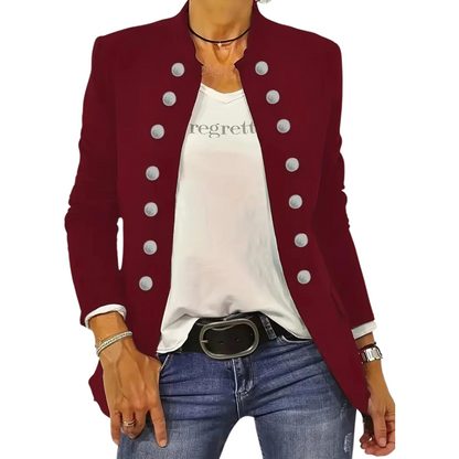 ARJA - Lässiger Blazer für Damen mit Knöpfen vorne