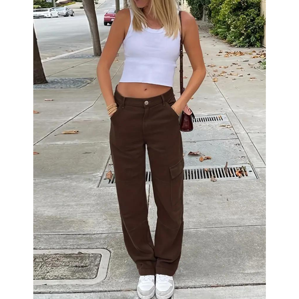 Stella | Utility Cargo Trousers | Praktisch und modisch | Bequeme Mischung