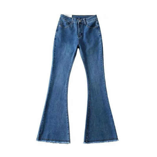 HELVI - Schlaghosen mit hoher Taille für Frauen