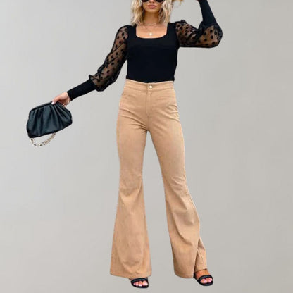 Schicke Hosen mit hoher Taille für Frauen