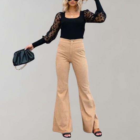 Schicke Hosen mit hoher Taille für Frauen