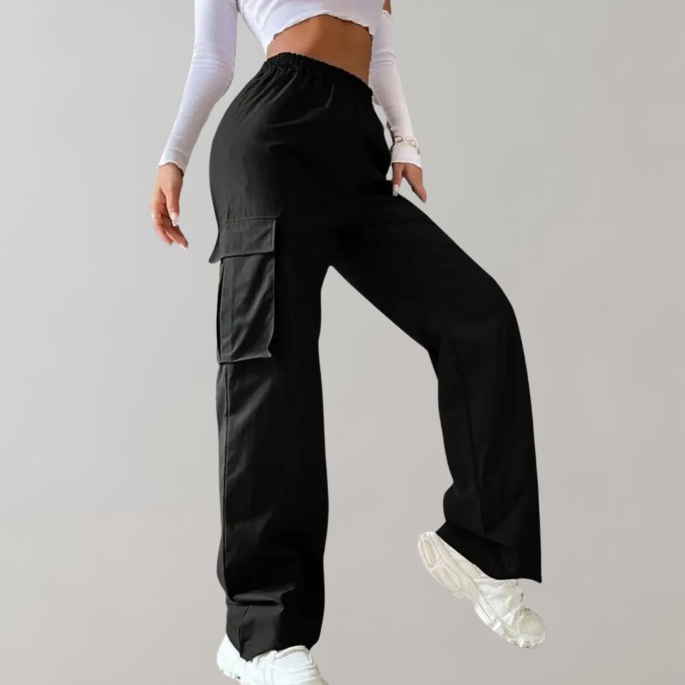 Marjo - Gerade geschnittene Cargohose für Frauen