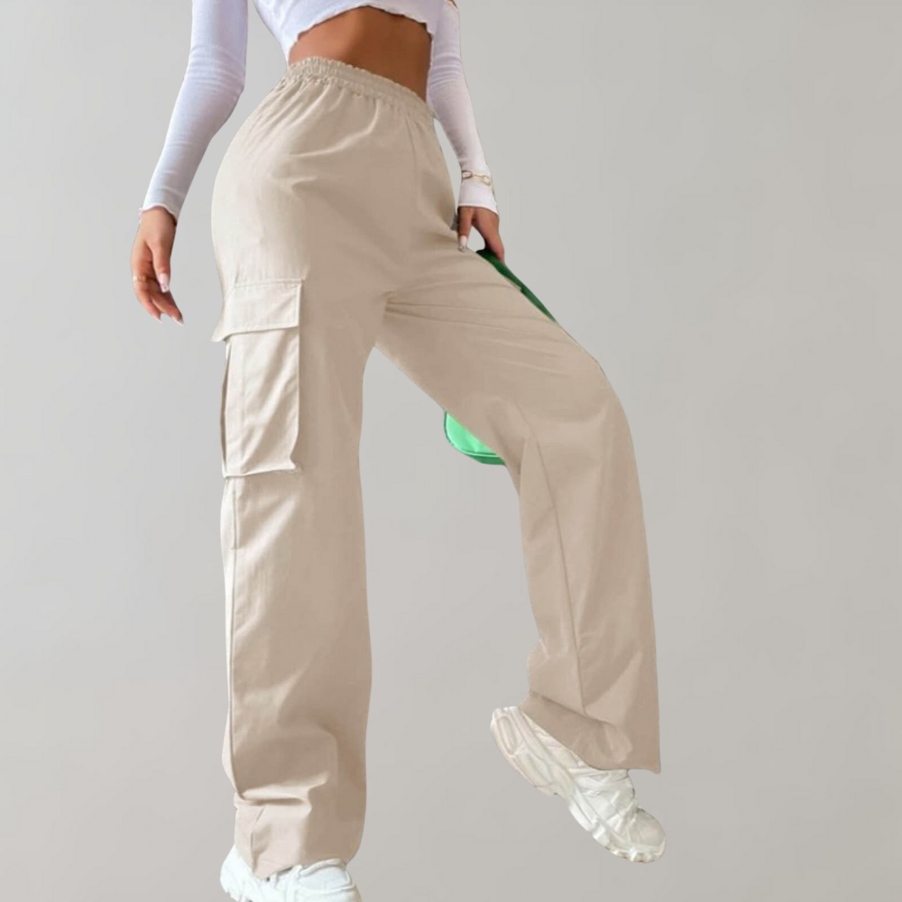 Marjo - Gerade geschnittene Cargohose für Frauen