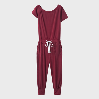 Jumpsuit mit Kordelzug für Frauen