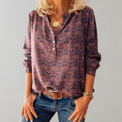 Amalie - Vintage-Damenbluse