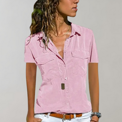 Helen - Bluse mit Knopfverschluss für Frauen - Modern & Bequem