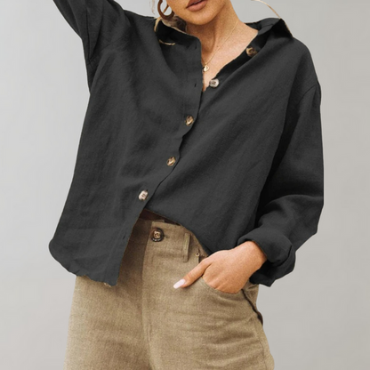 Lia - Lässige Bluse für Frauen - Bequem &; vielseitig für jeden Tag