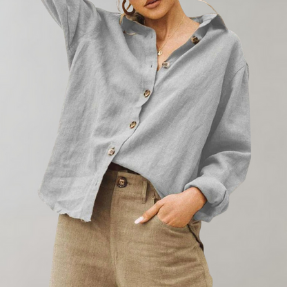 Lia - Lässige Bluse für Frauen - Bequem &; vielseitig für jeden Tag