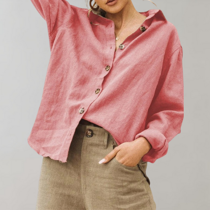 Lia - Lässige Bluse für Frauen - Bequem &; vielseitig für jeden Tag