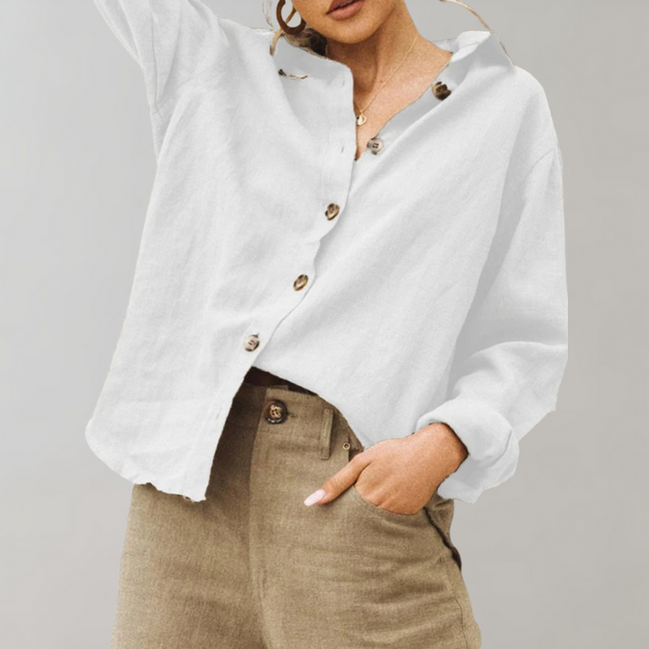 Lia - Lässige Bluse für Frauen - Bequem &; vielseitig für jeden Tag