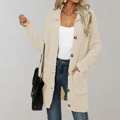 Lange Strickjacke für Frauen