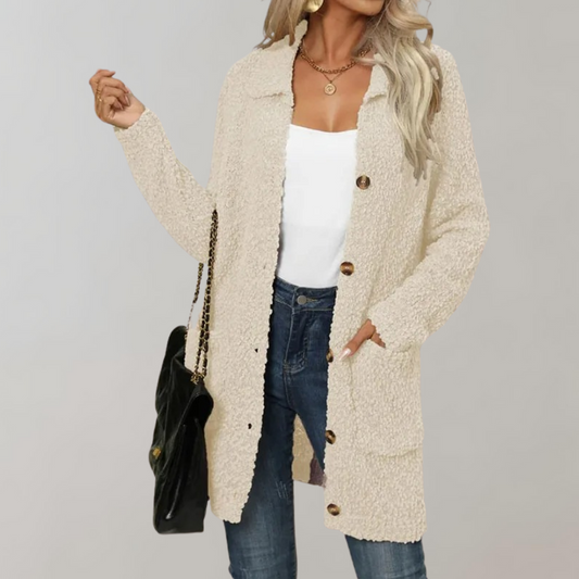 Lange Strickjacke für Frauen