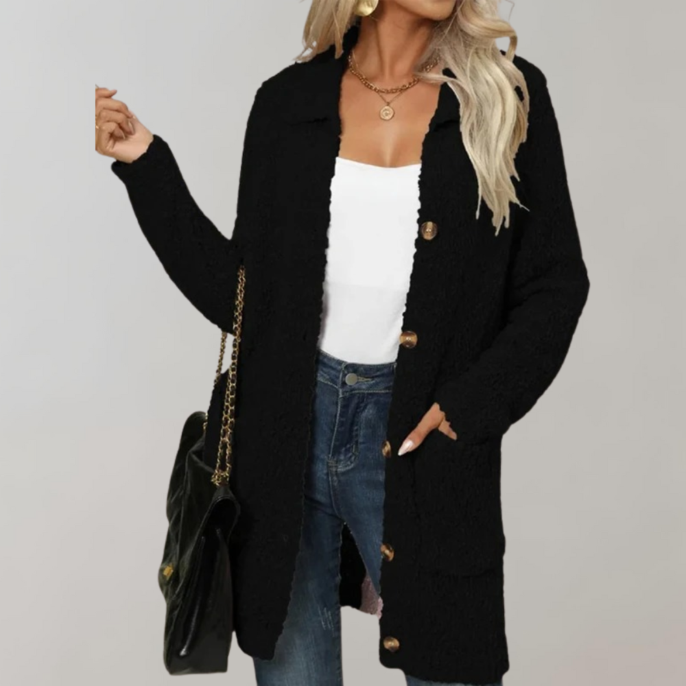 Lange Strickjacke für Frauen