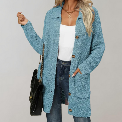 Lange Strickjacke für Frauen