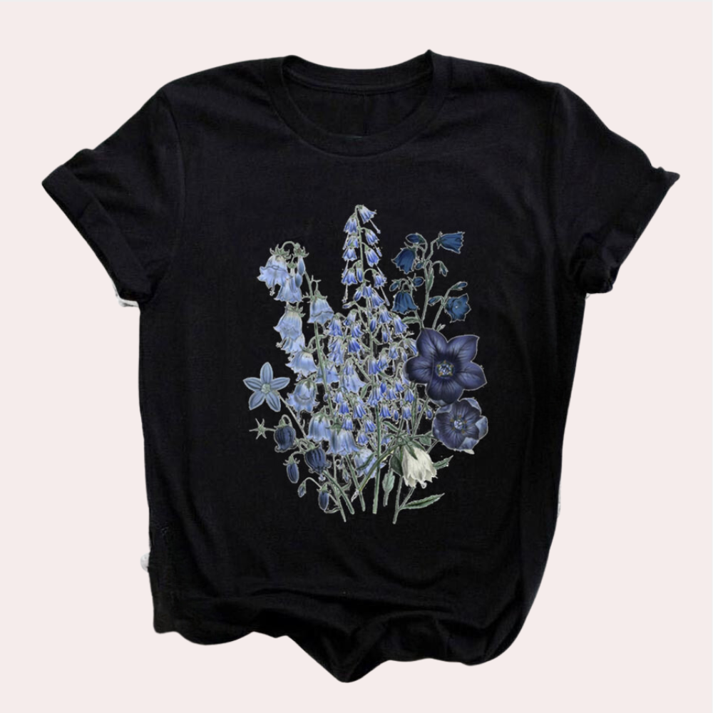 Amanda - Grafisches T-Shirt für Frauen - Trendy & Casual