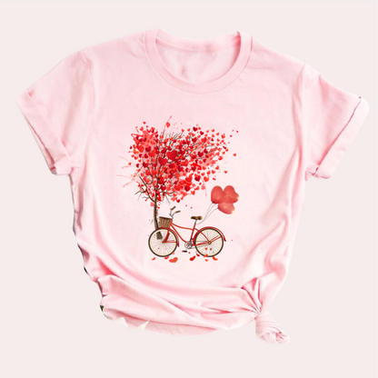 Amanda - Grafisches T-Shirt für Frauen - Trendy & Casual