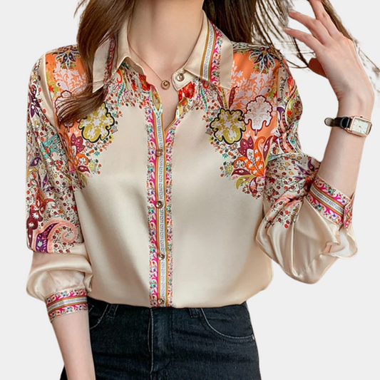 Amber - Elegante Damenbluse