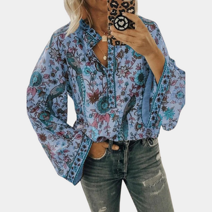 Cynthia - Bluse mit Blumenmuster für Frauen