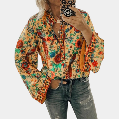 Cynthia - Bluse mit Blumenmuster für Frauen