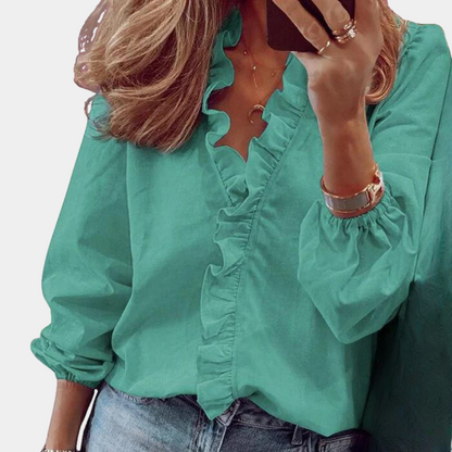 Julia - Elegante und trendige Damenbluse