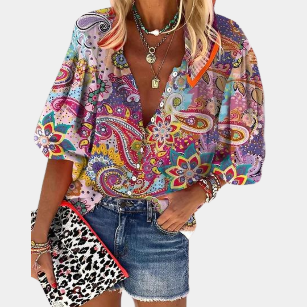 Vire - Bluse mit Paisleymuster für Frauen