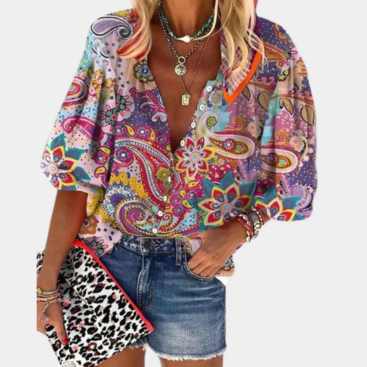 Vire - Bluse mit Paisleymuster für Frauen