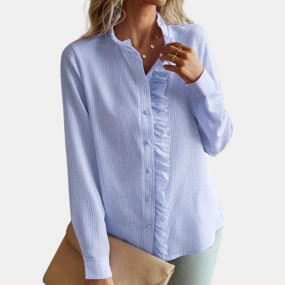 Alicia - Stylische und gestreifte Sommerbluse
