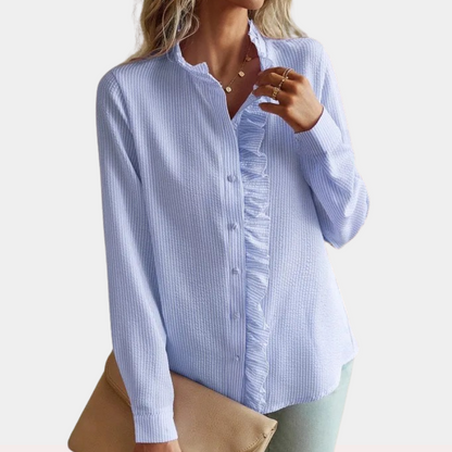 Alicia - Stylische und gestreifte Sommerbluse