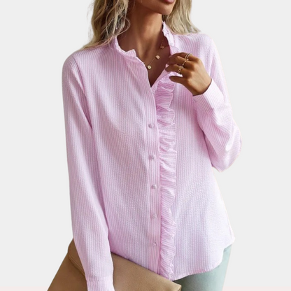 Alicia - Stylische und gestreifte Sommerbluse