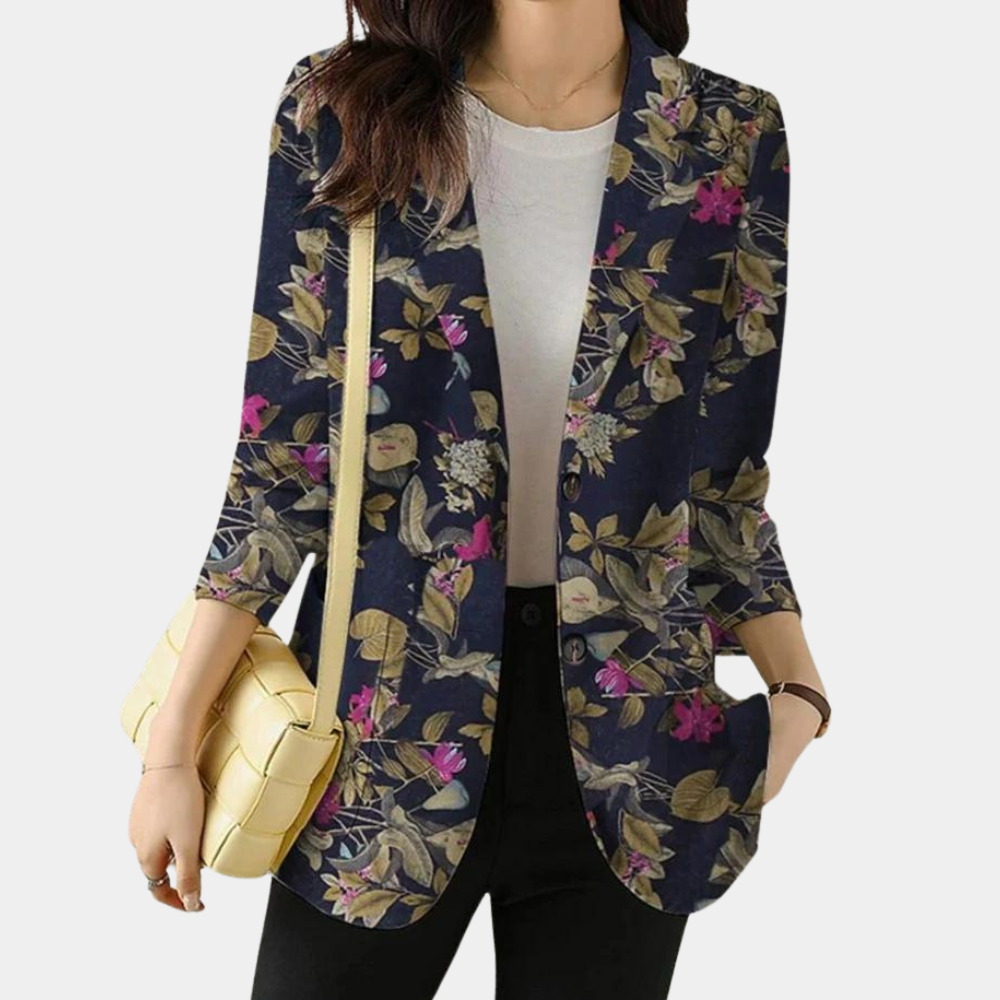 MADONNA | Damen Blazer mit Blumenmuster
