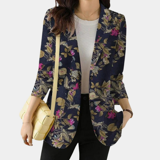 MADONNA | Damen Blazer mit Blumenmuster