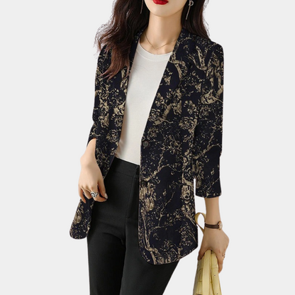 MADONNA | Damen Blazer mit Blumenmuster