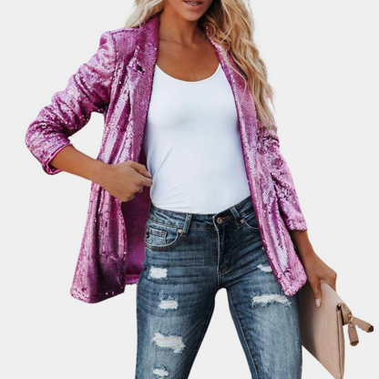 MELANIE | Stylischer Glitzer-Blazer für Frauen