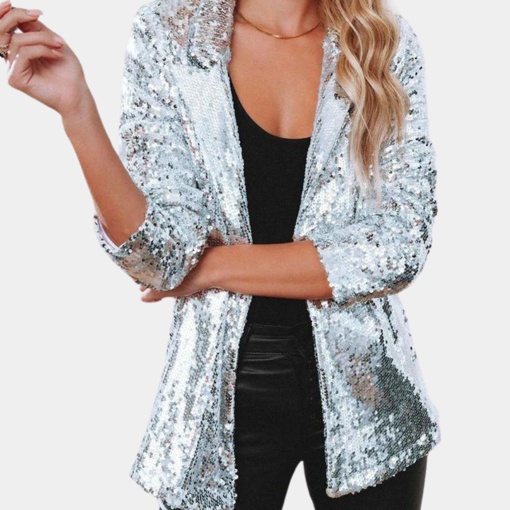 MELANIE | Stylischer Glitzer-Blazer für Frauen