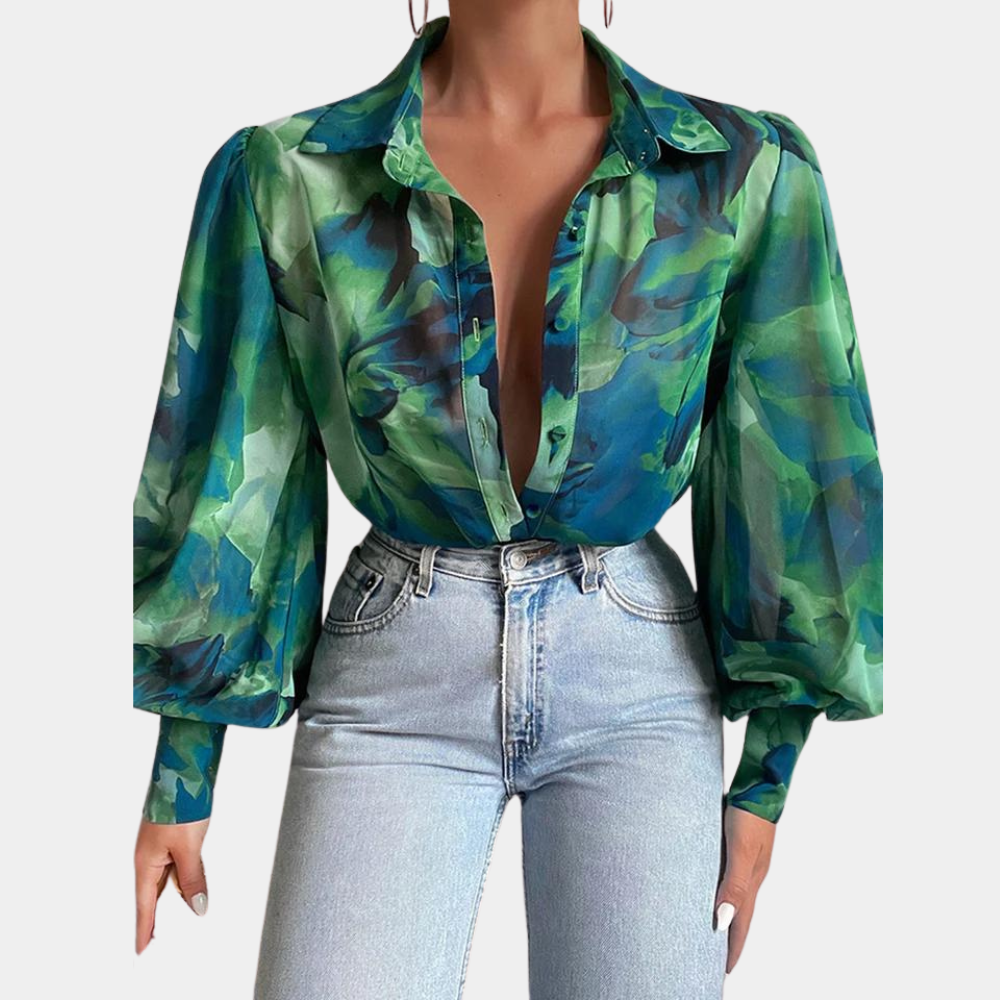 BEATRICE | Modische langärmelige Bluse für Frauen