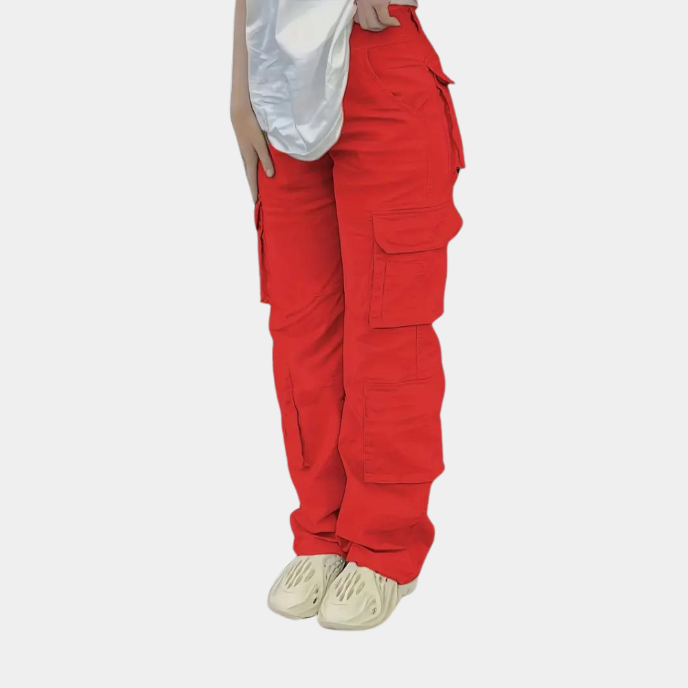 Élise - Cargohose mit hoher Taille