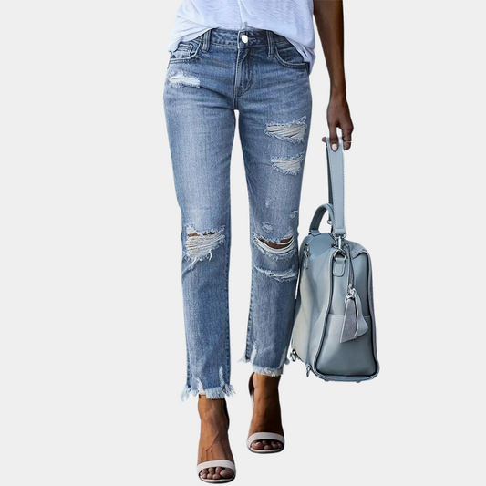 Romilly - Zerrissene Damenjeans