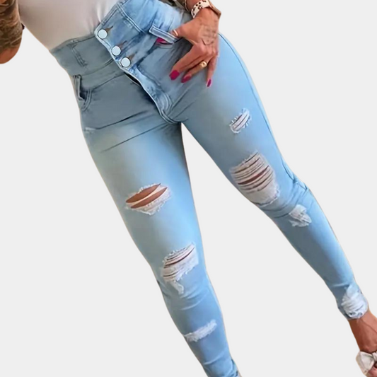 Sophie - Zerrissene Skinny Jeans