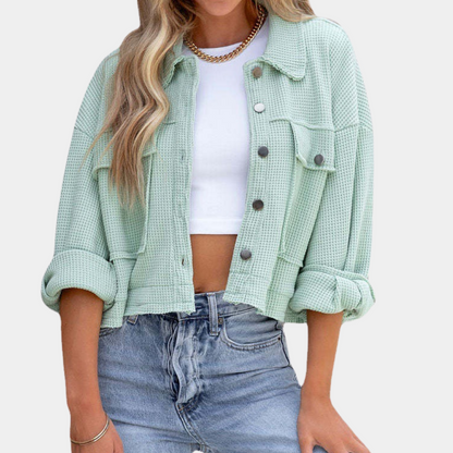 Abigail - trendige Sommerjacke mit Taschen