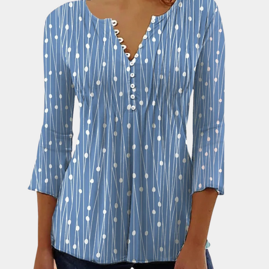 Zara - Damenbluse mit Polka Dots
