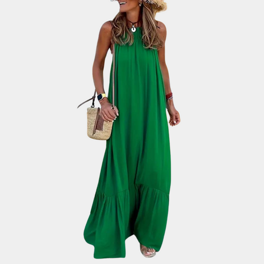 Einfaches Neckholderkleid für Frauen