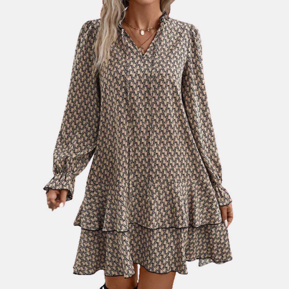 Langärmeliges Kleid für Frauen