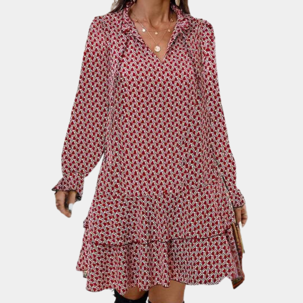 Langärmeliges Kleid für Frauen