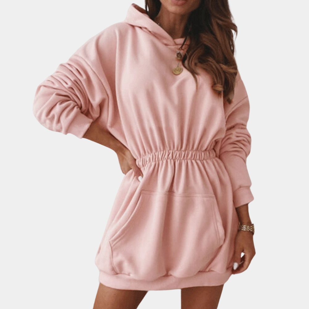 Kleid mit Kapuze für Frauen in Übergröße