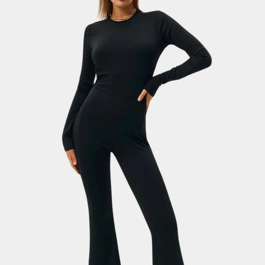 Trendiger Jumpsuit für Frauen mit offenem Rücken