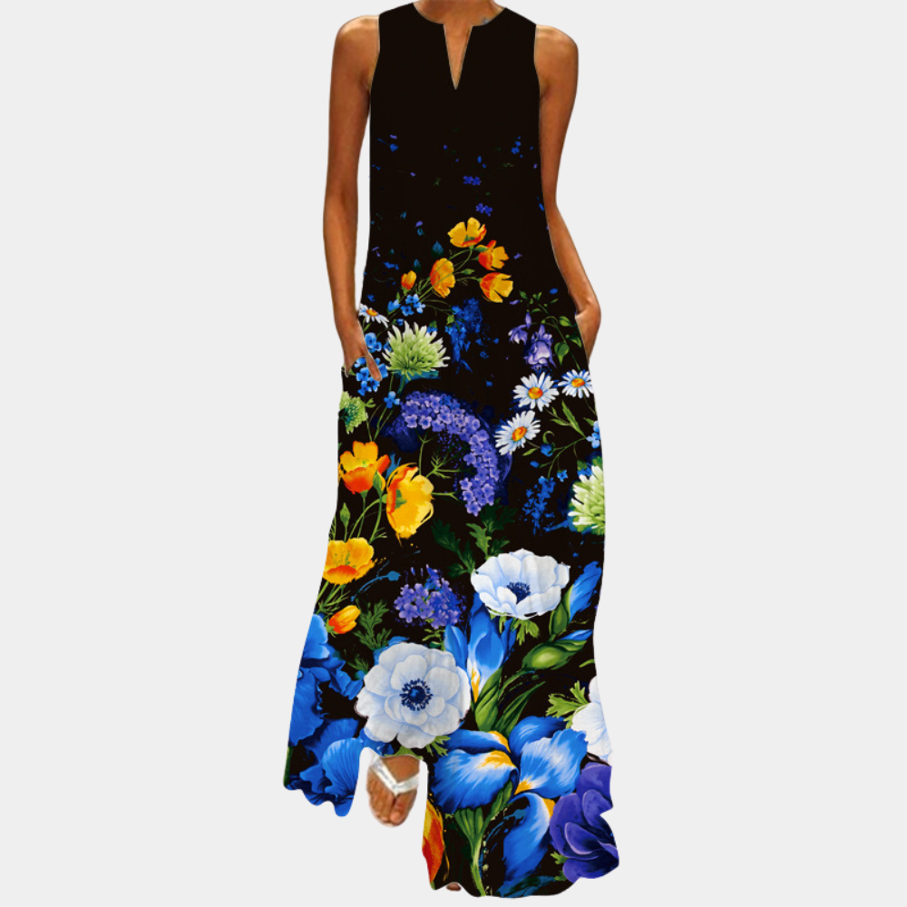 Cliona - Buntes Damenkleid