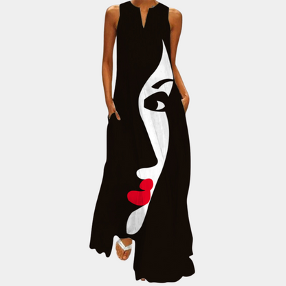 Cliona - Buntes Damenkleid