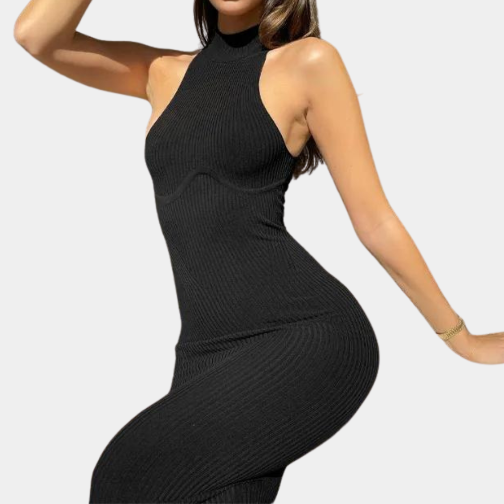 Trendiges rückenfreies Kleid für Frauen